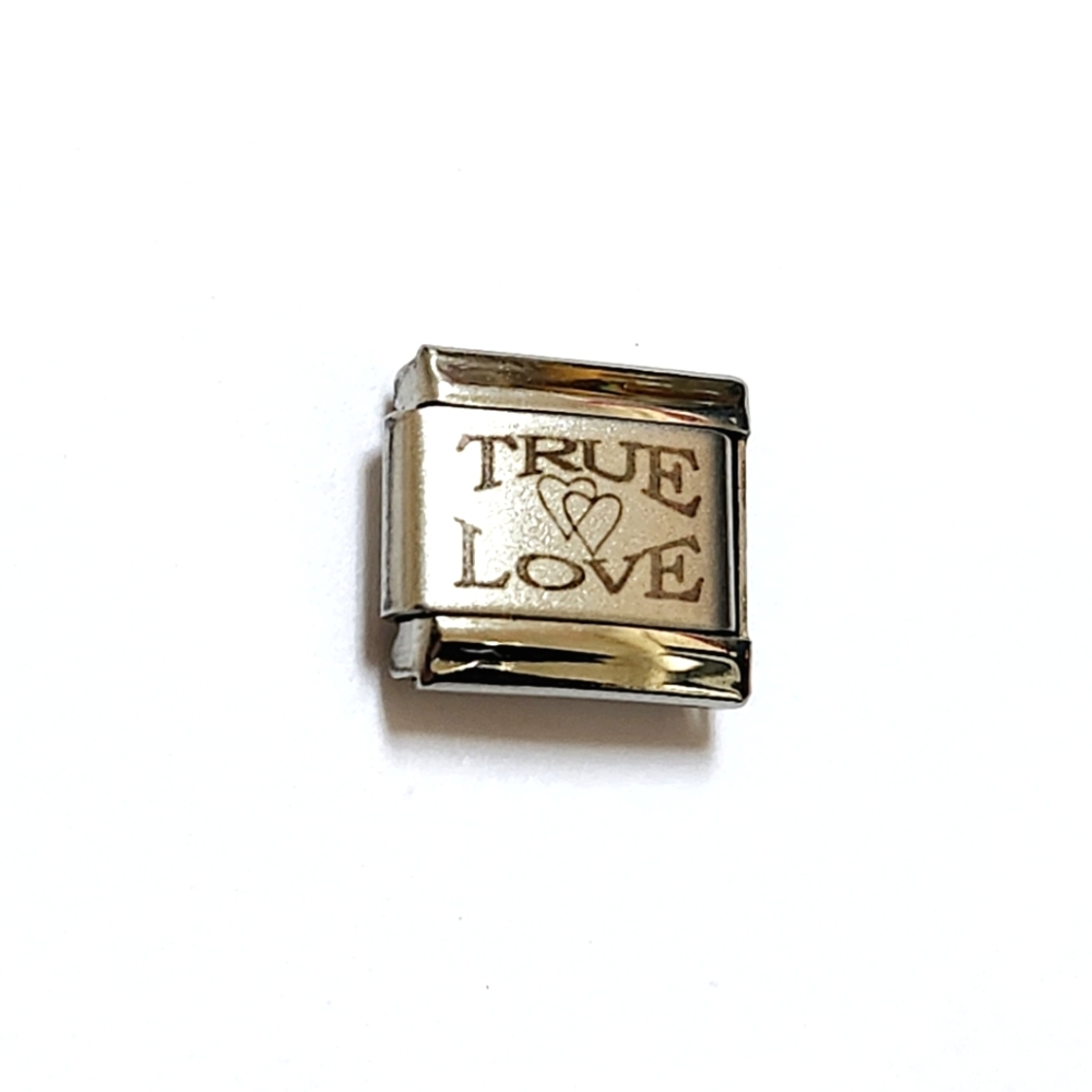 Silver 'True Love' Charm Uberry